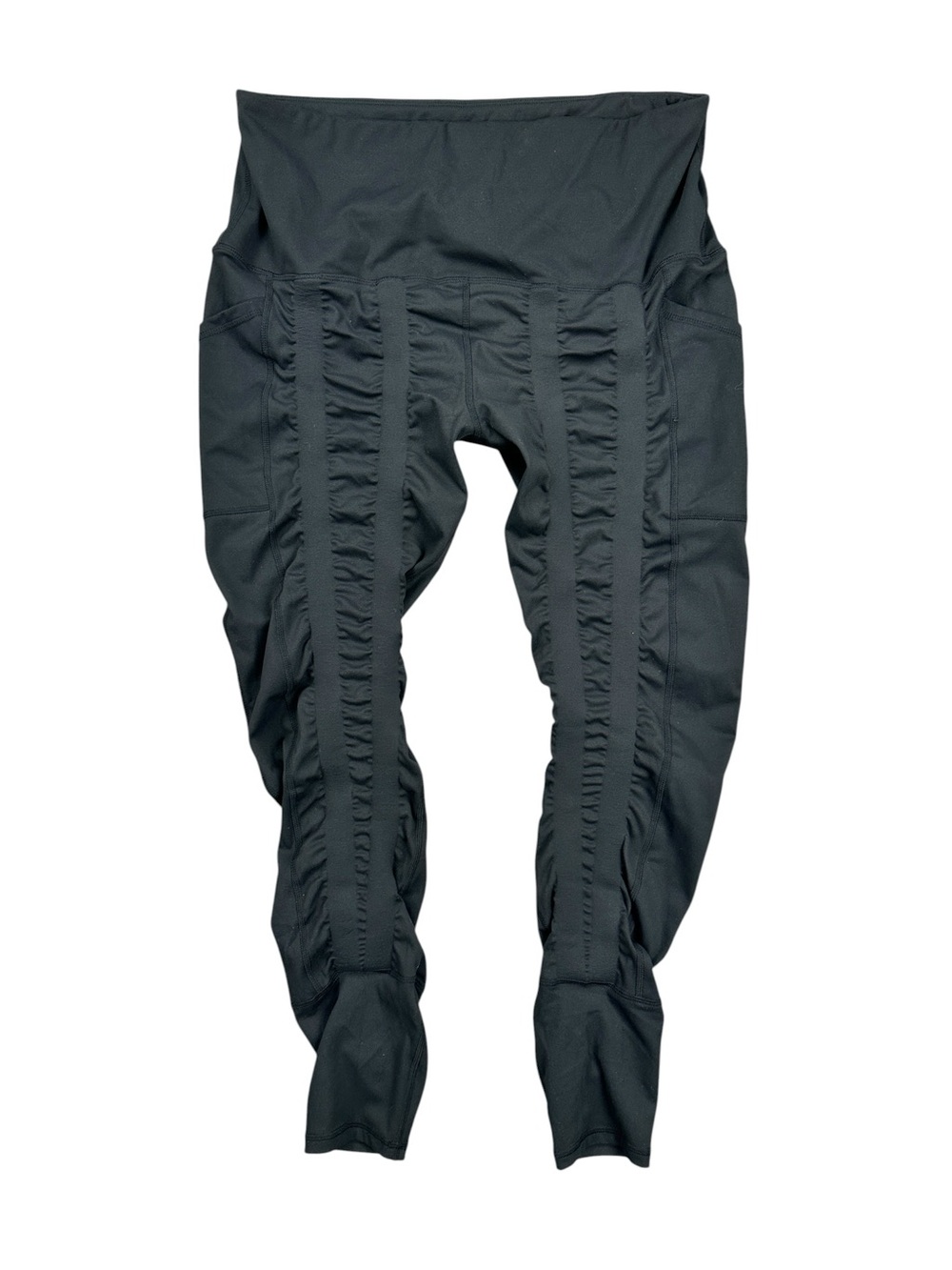 Sweetflexx Full Length Resistance Leggings Black High-Rise With Pockets - 16